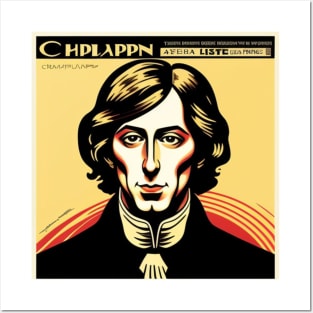 Pop Art Chopin Vinyl Record Album Posters and Art